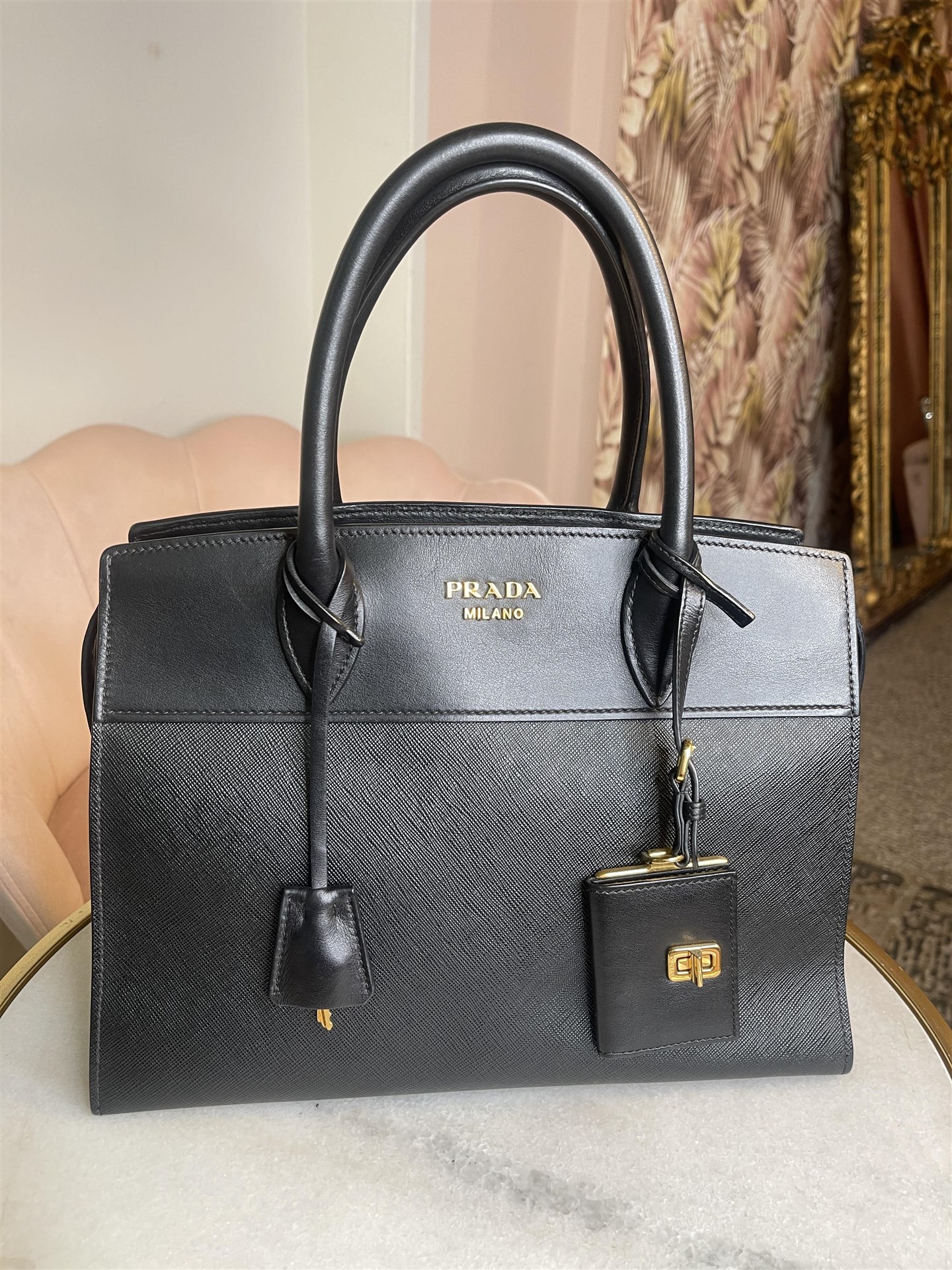 Borsa prada esplanade in pelle on sale
